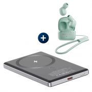 Комплект PowerBank Canyon OnPower 505 Slim и безжични слушалки Canyon OnGo 4 Mini на супер цени