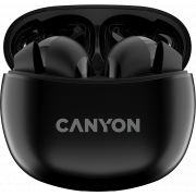 Безжични слушалки Canyon TWS-5, черен на супер цени