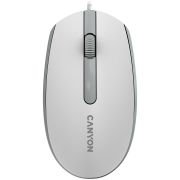 Мишка Canyon M-10, бял/сив на супер цени
