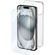 Комплект Cellular Line Protection Kit за Apple iPhone 15, прозрачен на супер цени