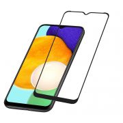 Стъклен протектор Cellular Line за Samsung Galaxy A03s, прозрачен/черен на супер цени