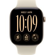 Смарт часовник Apple Watch Series 12 GPS, 46 мм, S/M, Light Gold Aluminium, Sand на супер цени