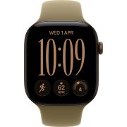 Смарт часовник Apple Watch Series 12 GPS, Cellular, 42 мм, S/M, Dark Bronze Aluminium, Olive на супер цени
