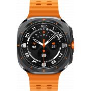 Смарт часовник Samsung Galaxy Watch Ultra 2025, Cellular, 47 мм, черен/оранжев на супер цени