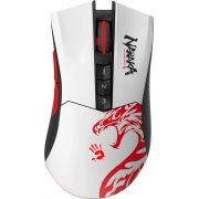 Безжична геймърска мишка A4TECH Bloody R90 Plus Naraka, черен/бял на супер цени