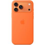 Гръб  Apple Silicone MagSafe за Apple iPhone 17 Pro Max, оранжев на супер цени
