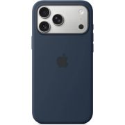 Гръб  Apple Silicone MagSafe за Apple iPhone 17 Pro Max, син на супер цени