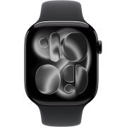 Смарт часовник Apple Watch Series 11 GPS, Cellular, 46 мм, S/M, Jet Black Aluminium, Black на супер цени