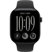 Смарт часовник Apple Watch Series 12 GPS, Cellular, 46 мм, M/L, Black Aluminium, Black на супер цени