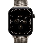 Смарт часовник Apple Watch Series 12 GPS, Cellular, 46 мм, M/L, Natural Titanium, Natural на супер цени