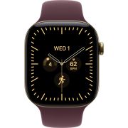 Смарт часовник Apple Watch Series 12 GPS, Cellular, 46 мм, S/M, Radiant Gold Titanium, Burgundy на супер цени