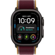 Смарт часовник Apple Watch Ultra 4, Cellular, 49 мм, S/M, Black Titanium, Burgundy на супер цени