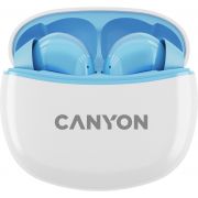 Безжични слушалки Canyon TWS-5, син на супер цени