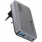 Зарядно устройство Forcell GaN 65W, сив на супер цени