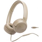 Слушалки JBL Tune 530C, бежов на супер цени