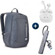 Комплект раница за лаптоп CASE LOGIC Jaunt WMBP-215 16'', докинг станция ORICO 8-Port и безжични слушалки ttec TWS Mode на супер цени