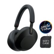 Безжични слушалки Sony WH-1000XM5 SA Limited edition, черен на супер цени