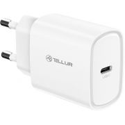 Зарядно устройство Tellur PD 3.0 20W, бял на супер цени
