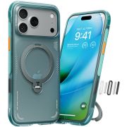 Гръб TORRAS Ostand Q3 Air Spin за Apple iPhone 17 Pro, тъмнозелен на супер цени