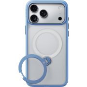 Гръб TORRAS Ostand Q3 Spin за Apple iPhone 18 Pro, прозрачен/син на супер цени