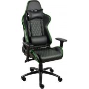Геймърски стол Xmart XGC-203G Pro, черен/зелен на супер цени