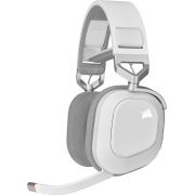 Безжични геймърски слушалки Corsair HS80, бял/сив на супер цени