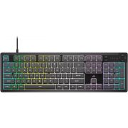 Геймърска клавиатура Corsair K55 CORE RGB, черен на супер цени