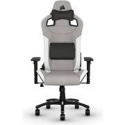 Геймърски стол Corsair T3 RUSH, сив/бял на супер цени