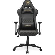 Геймърски стол COUGAR Armor One V2, черен/златист на супер цени