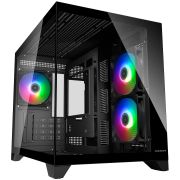 Компютърна кутия COUGAR FV150 Mini RGB, черен на супер цени