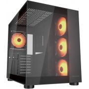 Компютърна кутия COUGAR FV150 RGB, черен на супер цени