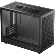 Компютърна кутия DeepCool CH160 PLUS, черен на супер цени