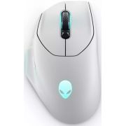 Безжична геймърска мишка Alienware AW620M, бял на супер цени