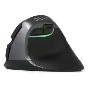 Безжична мишка Delux M618 mini, черен/сив на супер цени