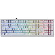 Безжична геймъркса клавиатура Ducky One X Wireless, бял на супер цени