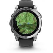 Смарт часовник Garmin Fenix E, 47 мм, сребрист/черен на супер цени