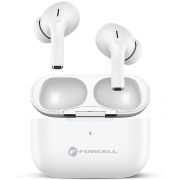 Безжични слушалки Forcell TWS Master Pro, бял на супер цени