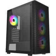 Компютърна кутия Fortron M220-BA, черен на супер цени