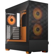 Компютърна кутия Fractal Design Pop Air RGB, оранжев/черен на супер цени