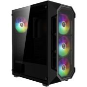 Компютърна кутия Gamdias AURA GC1 Elite, черен на супер цени