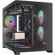 Компютърна кутия Gamdias AURA GC10M V2 ARGB, черен на супер цени