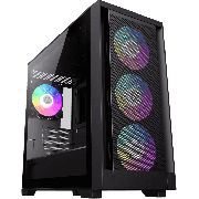 Компютърна кутия GAMEMAX Defender MB, черен на супер цени
