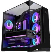 Компютърна кутия Gamemax NEX C56 VC, черен на супер цени