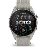 Смарт часовник Garmin Approach S72, 47 мм, сив/светлозелен на супер цени