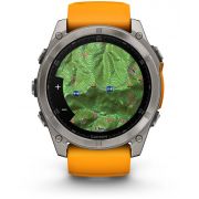 Смарт часовник Garmin Fenix 8 Amoled, 51 мм, оранжев на супер цени