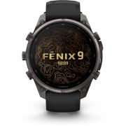Смарт часовник Garmin Fenix 9 Pro, 47 мм, сив/черен на супер цени