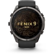 Смарт часовник Garmin Fenix 9 Pro, 51 мм, сив/черен на супер цени
