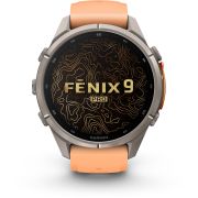 Смарт часовник Garmin Fenix 9 Pro inReach, 43 мм, сив/оранжев на супер цени
