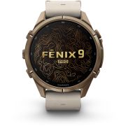 Смарт часовник Garmin Fenix 9 Pro inReach, 43 мм, златист/сив на супер цени