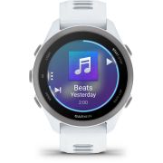 Смарт часовник Garmin Forerunner 170 Music, 43 мм, бял/светлосин на супер цени